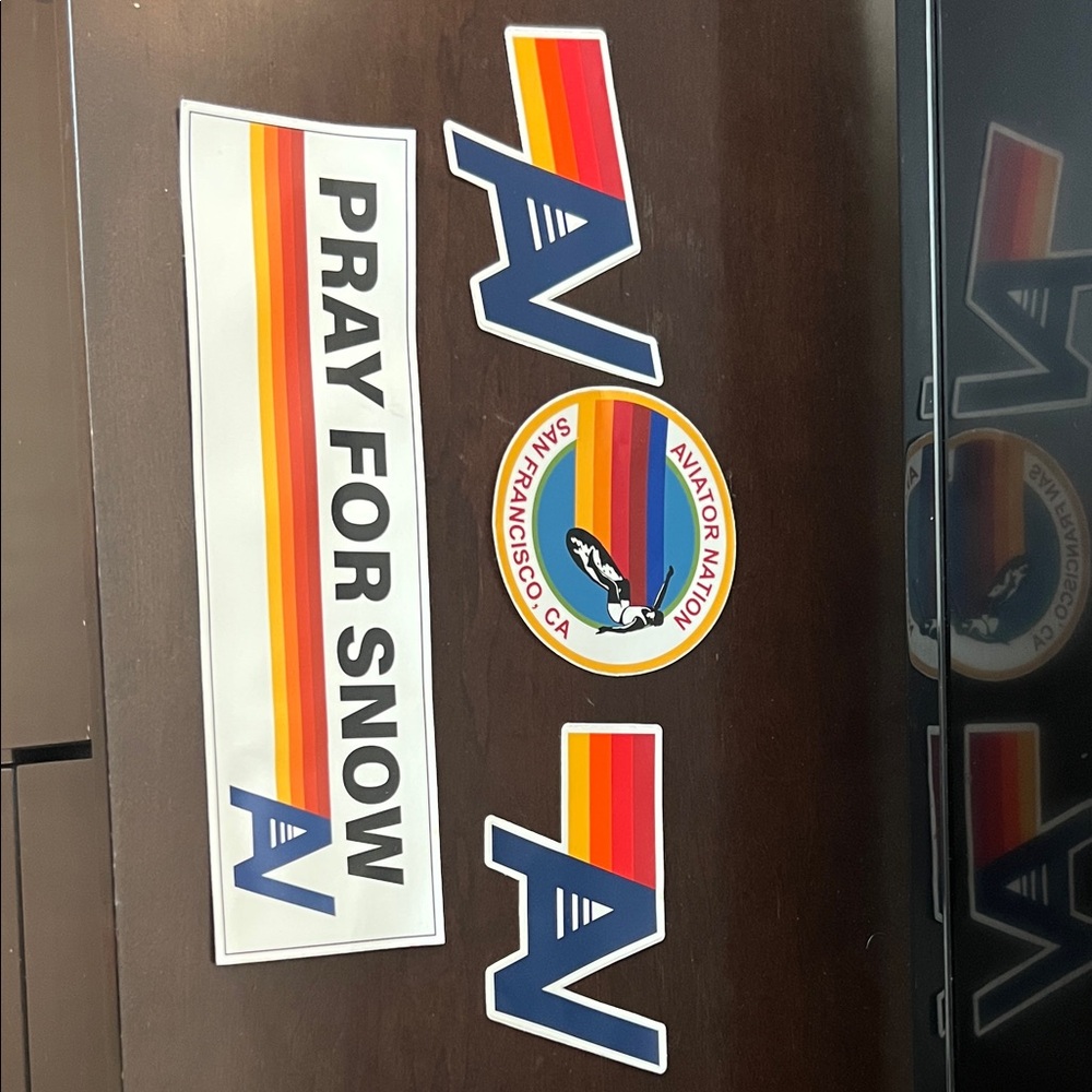 Aviator Nation Multicolor Sticker Collection
